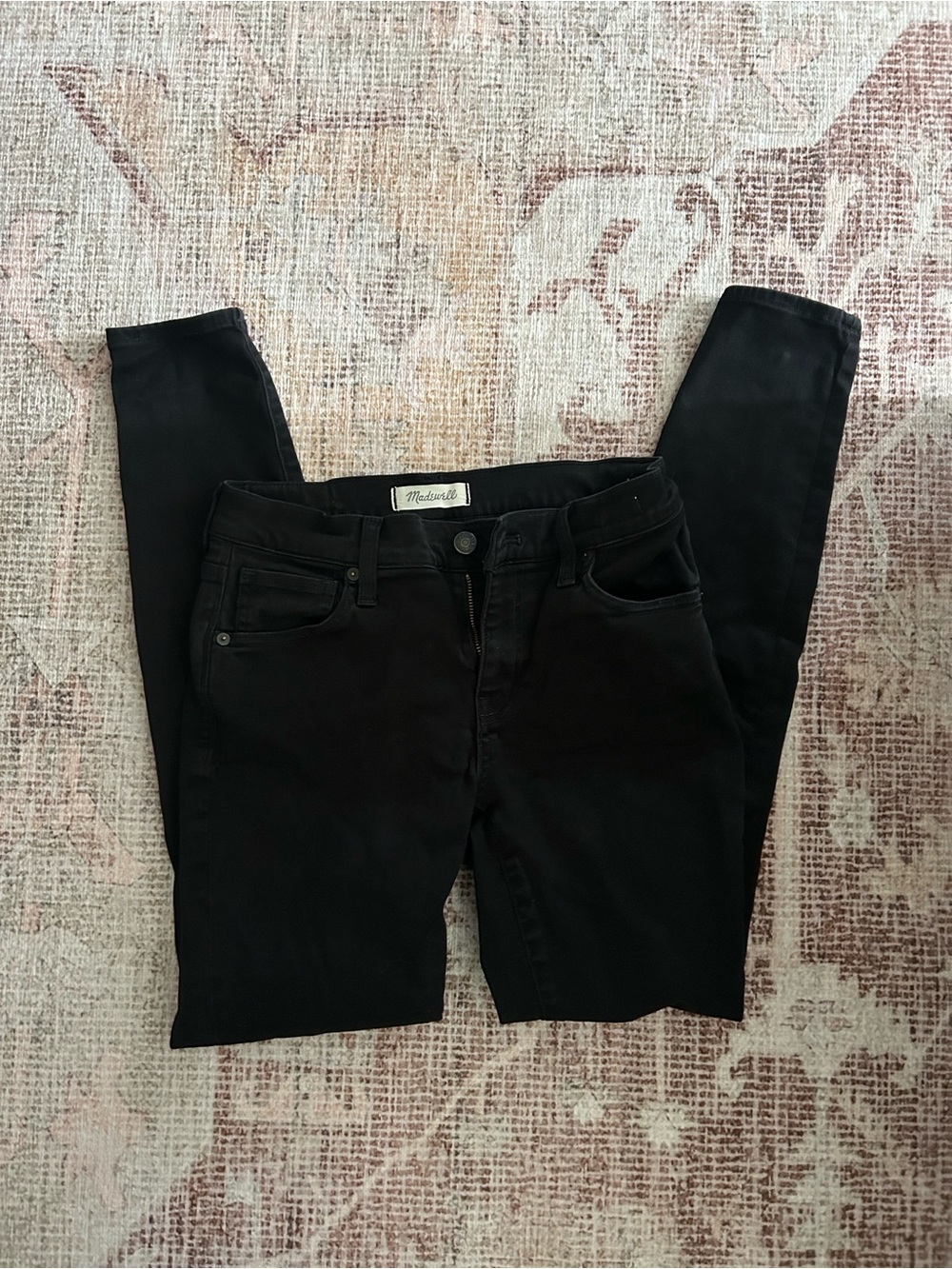 Madewell Black Skinny Jeans - 8 inch skinny size 27